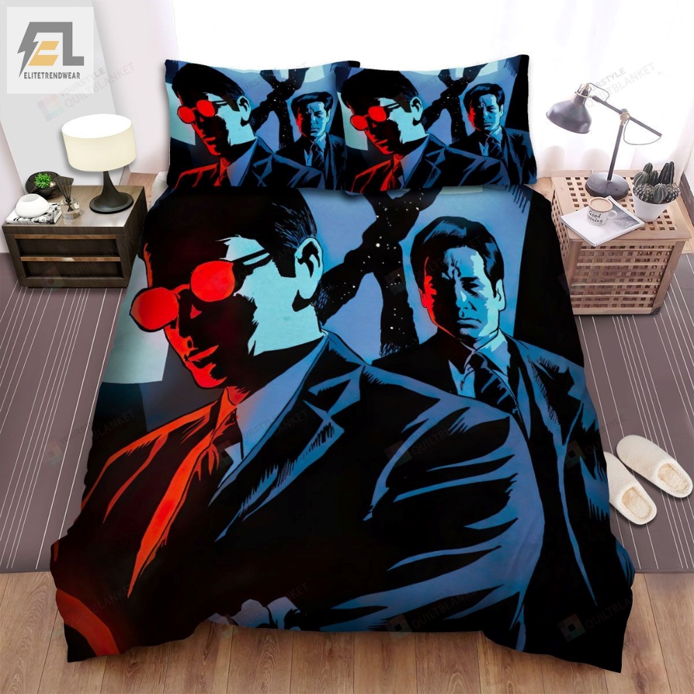 The X Files Poster Art Bed Sheets Spread Comforter Duvet Cover Bedding Sets 