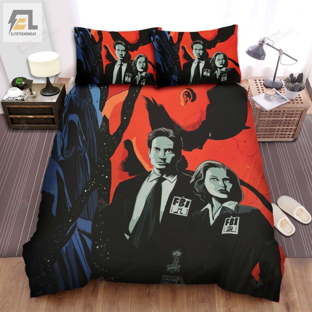 The X Files Poster Art 3 Bed Sheets Spread Comforter Duvet Cover Bedding Sets 