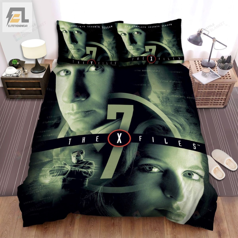The X Files Poster 5 Bed Sheets Spread Comforter Duvet Cover Bedding Sets 
