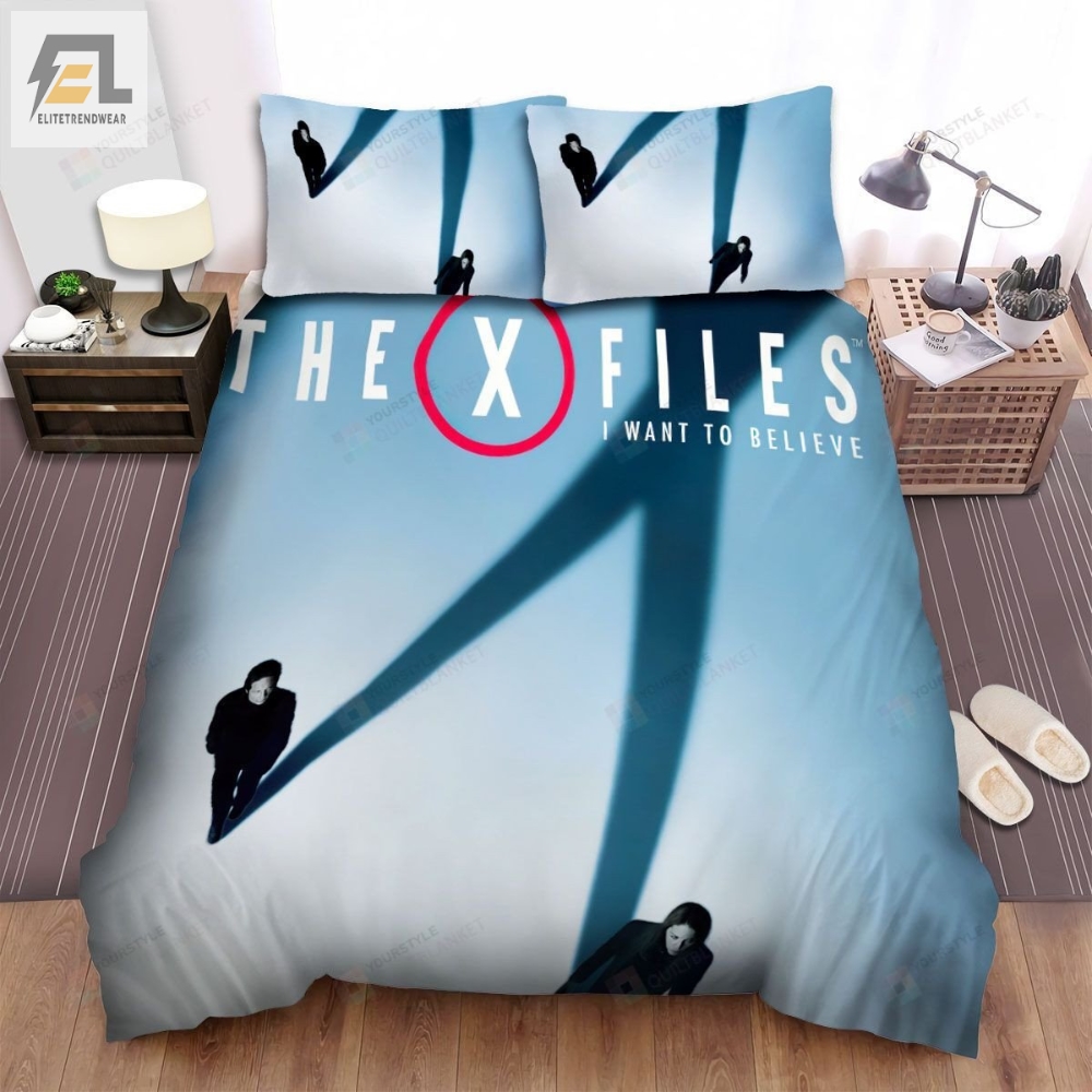 The X Files Poster 3 Bed Sheets Spread Comforter Duvet Cover Bedding Sets 