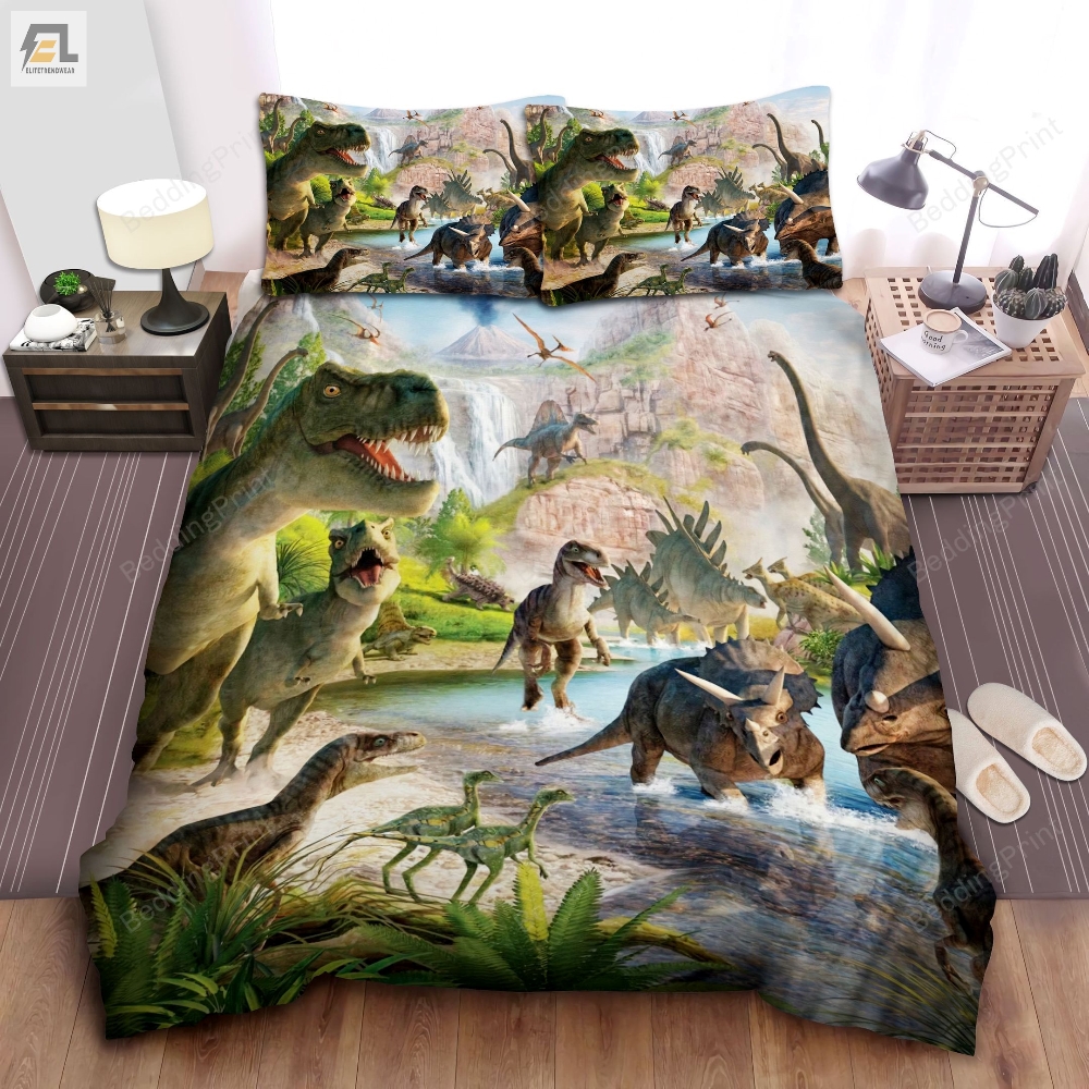 The World Of Dinosaur Jurassic World Bedding Set 
