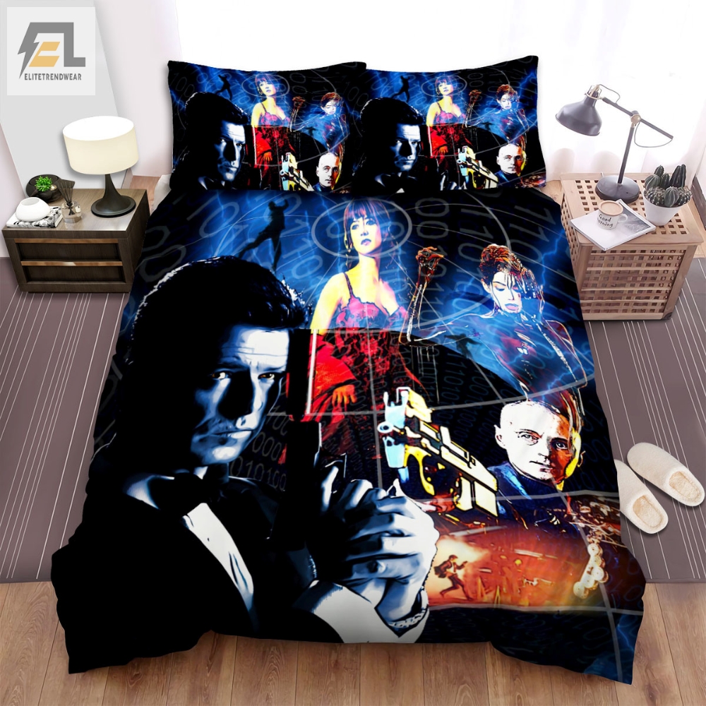 The World Is Not Enough Movie Poster Art Bed Sheets Spread Comforter Duvet Cover Bedding Sets elitetrendwear 1