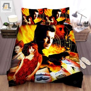 The World Is Not Enough Movie Poster 1 Bed Sheets Spread Comforter Duvet Cover Bedding Sets elitetrendwear 1 1