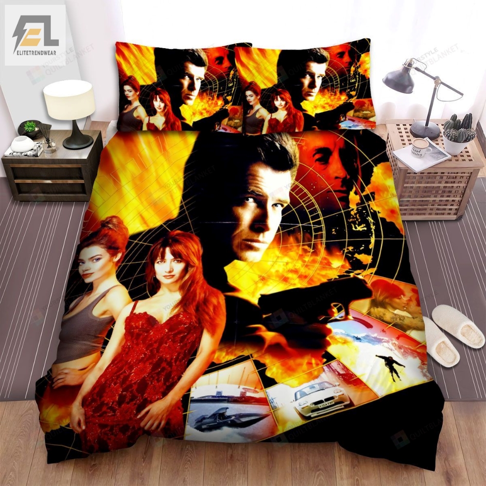 The World Is Not Enough Movie Poster 1 Bed Sheets Spread Comforter Duvet Cover Bedding Sets 