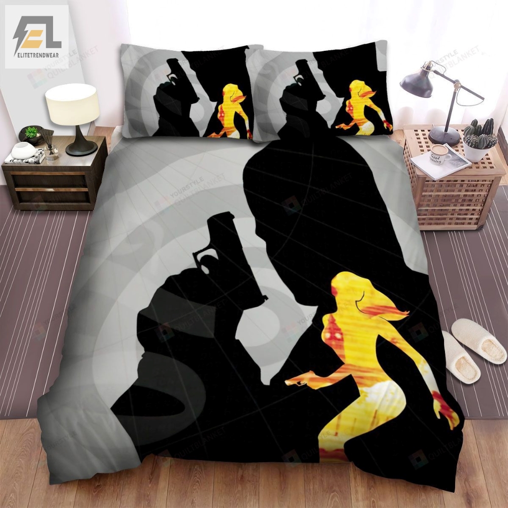 The World Is Not Enough Movie Digital Art Bed Sheets Spread Comforter Duvet Cover Bedding Sets 