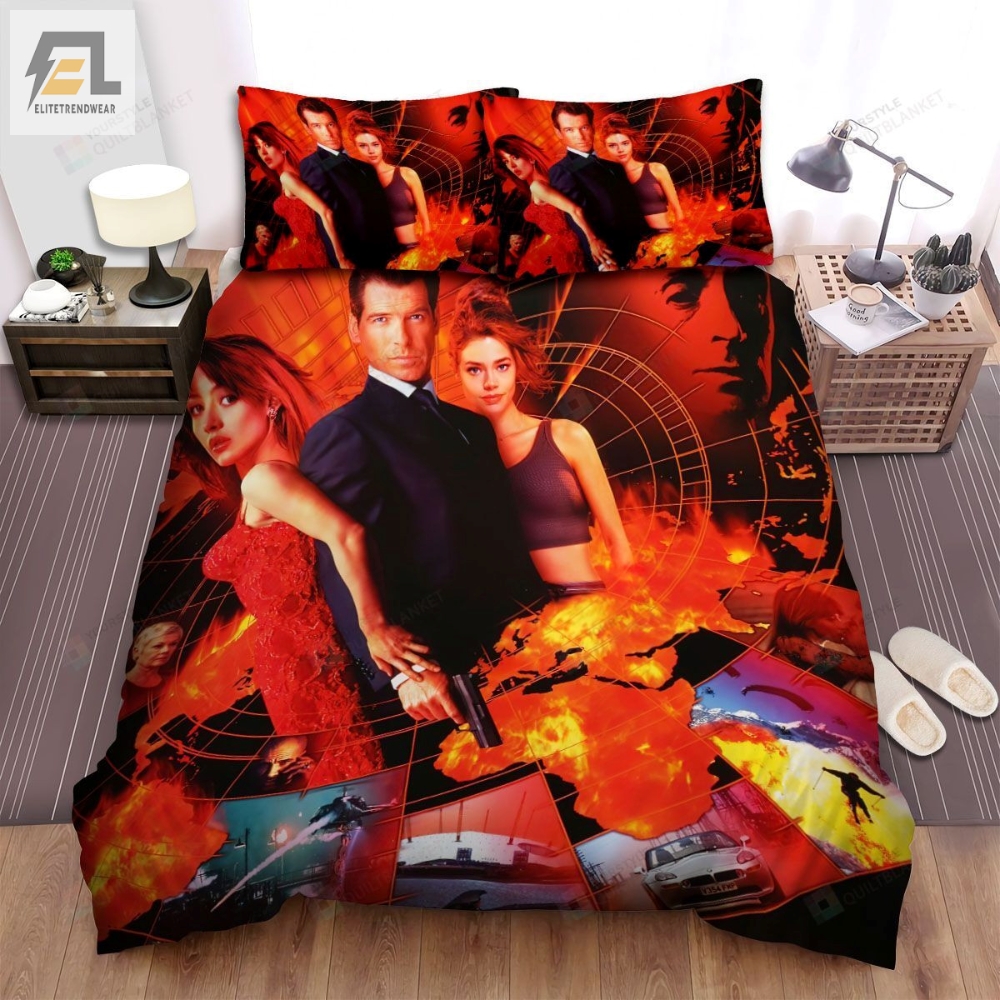 The World Is Not Enough Movie Art 1 Bed Sheets Spread Comforter Duvet Cover Bedding Sets 