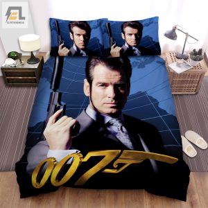 The World Is Not Enough James Bond Poster Bed Sheets Spread Comforter Duvet Cover Bedding Sets elitetrendwear 1 1