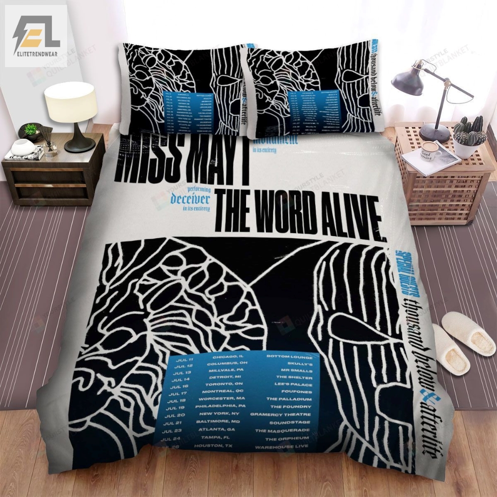 The Word Alive Poster Live Bed Sheets Spread Comforter Duvet Cover Bedding Sets 