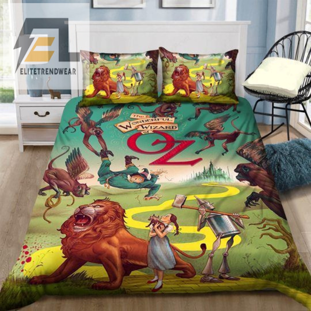 The Wonderful Wizard Of Oz Bedding Set Duvet Cover  Pillow Cases 