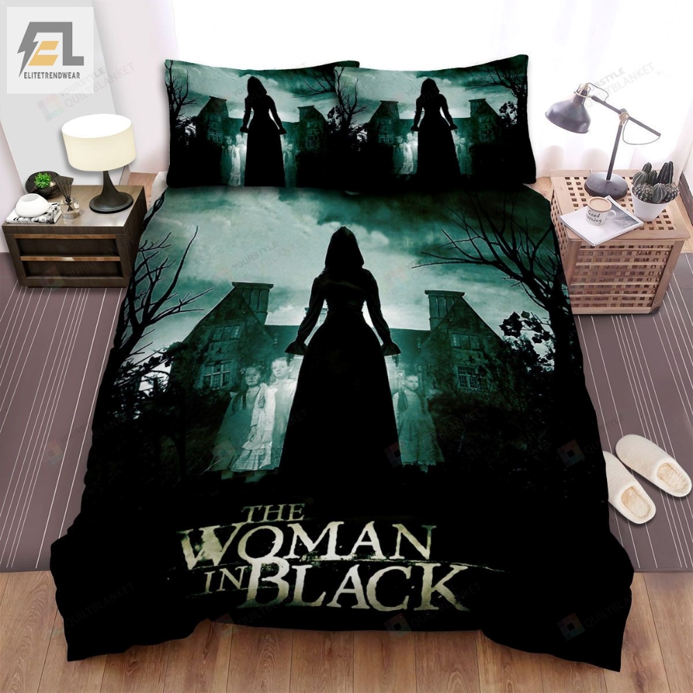 The Woman In Black Movie Poster 4 Bed Sheets Spread Comforter Duvet Cover Bedding Sets 