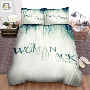 The Woman In Black 2 Angel Of Death 2014 Snow Forest Movie Poster Bed Sheets Duvet Cover Bedding Sets elitetrendwear 1 1
