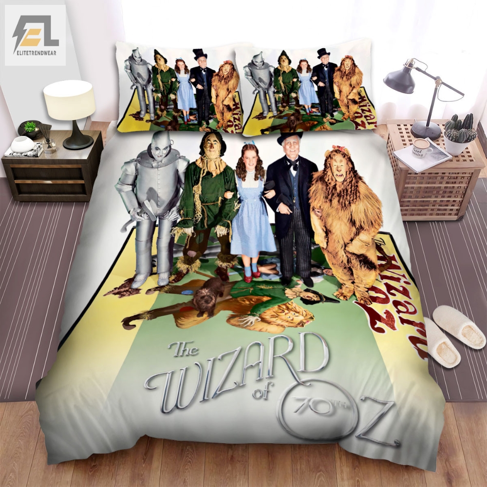 The Wizard Of Oz Movie Movie Characters Poster Bed Sheets Spread Comforter Duvet Cover Bedding Sets 