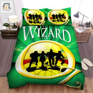 The Wizard Of Oz Movie Green Poster Bed Sheets Spread Comforter Duvet Cover Bedding Sets elitetrendwear 1 1