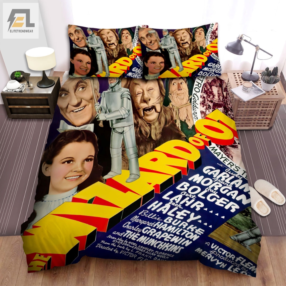 The Wizard Of Oz Movie Digital Art Ii Poster Bed Sheets Spread Comforter Duvet Cover Bedding Sets 