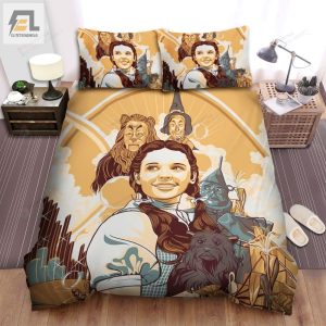 The Wizard Of Oz Movie Braided Hair Photo Bed Sheets Spread Comforter Duvet Cover Bedding Sets elitetrendwear 1 1