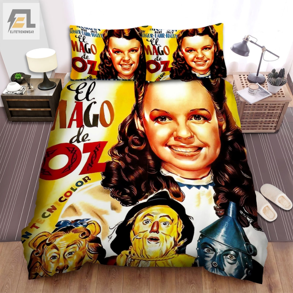 The Wizard Of Oz Movie Beauty Smile Photo Bed Sheets Spread Comforter Duvet Cover Bedding Sets elitetrendwear 1