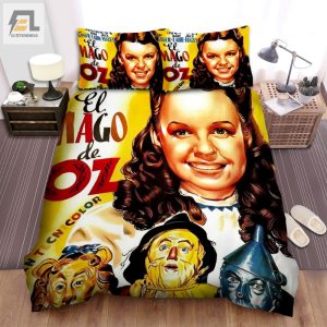 The Wizard Of Oz Movie Beauty Smile Photo Bed Sheets Spread Comforter Duvet Cover Bedding Sets elitetrendwear 1 1