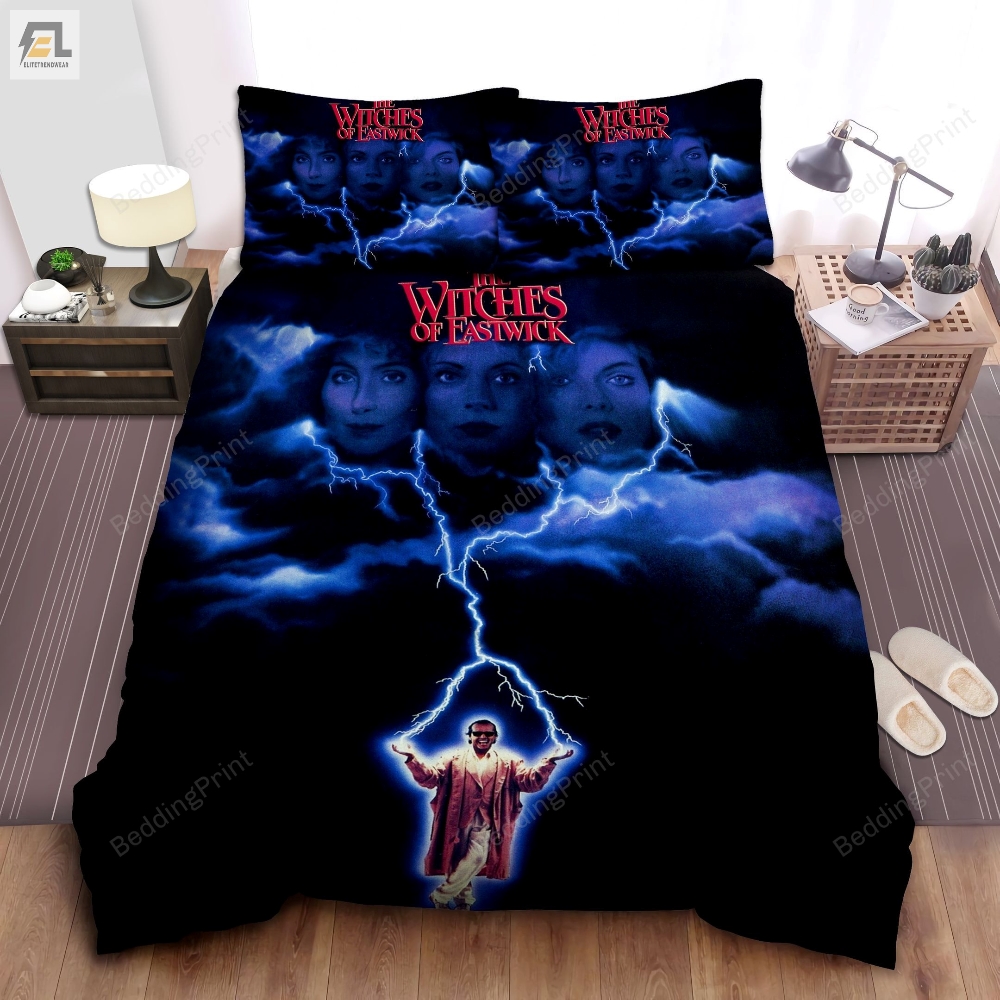 The Witches Of Eastwick Thunder Pose Bed Sheet Duvet Cover Bedding Sets 