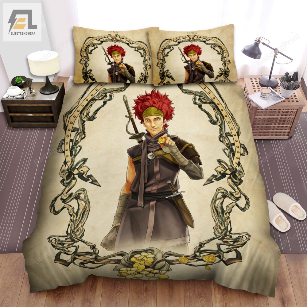 The Witcher Nightmare Of The Wolf 2021 Luka Movie Poster Bed Sheets Duvet Cover Bedding Sets 