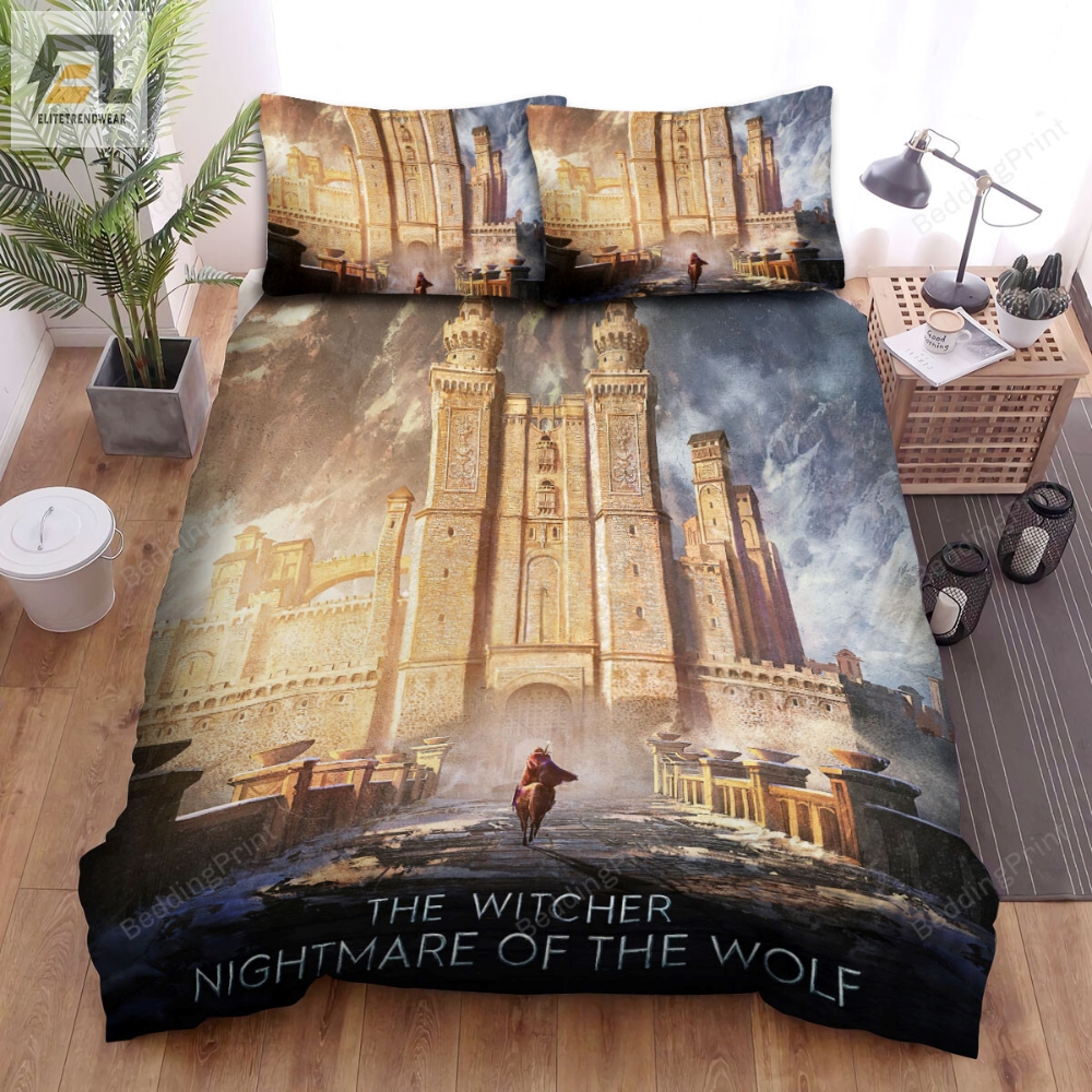 The Witcher Nightmare Of The Wolf 2021 A Netflix Anime Film Movie Poster Bed Sheets Duvet Cover Bedding Sets 