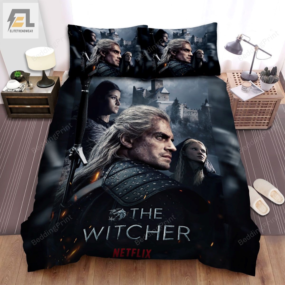 The Witcher Movie Poster 4 Bed Sheets Duvet Cover Bedding Sets 