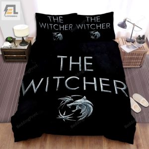 The Witcher Movie Logos Bed Sheets Duvet Cover Bedding Sets elitetrendwear 1 1