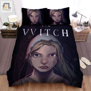 The Witch Thomasin Movie Art Bed Sheets Spread Comforter Duvet Cover Bedding Sets Ver 3 elitetrendwear 1 1