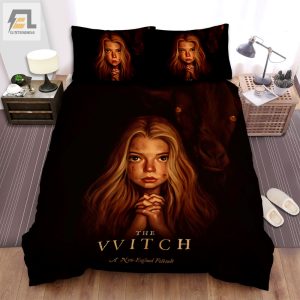 The Witch Thomasin Movie Art Bed Sheets Spread Comforter Duvet Cover Bedding Sets Ver 1 elitetrendwear 1 1