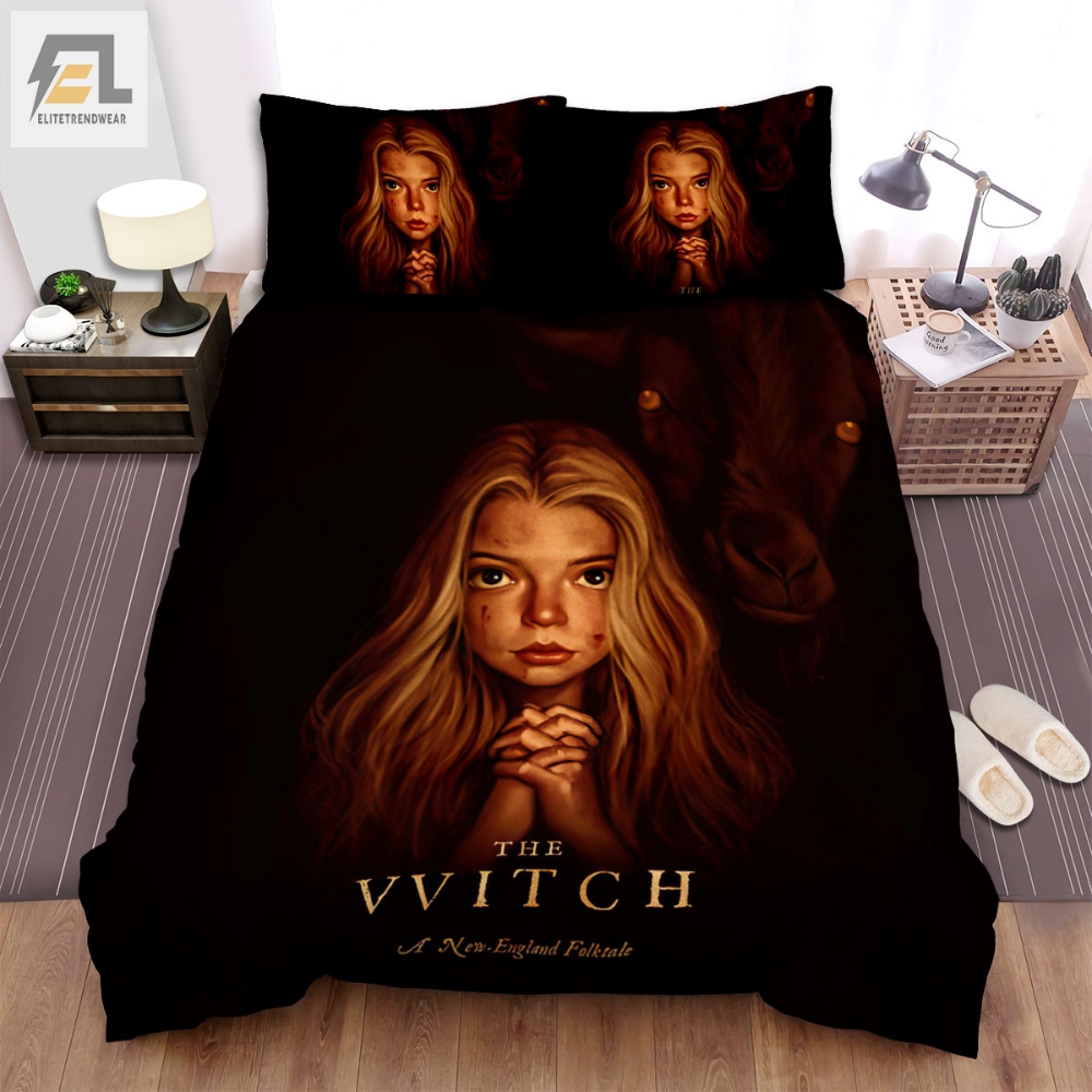 The Witch Thomasin Movie Art Bed Sheets Spread Comforter Duvet Cover Bedding Sets Ver 1 