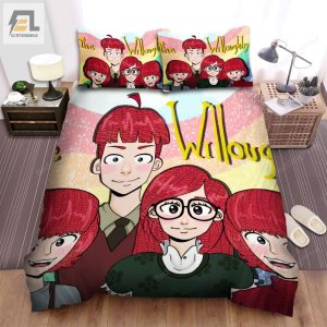 The Willoughbys Main Characters Portrait Illustration Bed Sheets Spread Duvet Cover Bedding Sets elitetrendwear 1 1