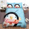 The Wildlife A The Penguin In The Scarf Bed Sheets Spread Duvet Cover Bedding Sets elitetrendwear 1