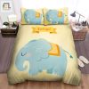 The Wildlife A The Elephant Cartoon Art Bed Sheets Spread Duvet Cover Bedding Sets elitetrendwear 1