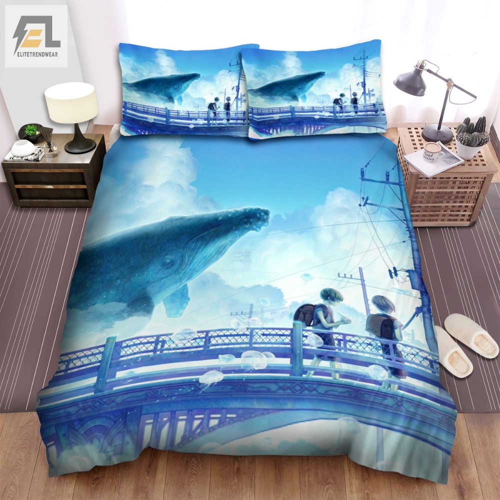 The Wildlife Â The Whale And The Anime Boys Bed Sheets Spread Duvet Cover Bedding Sets 