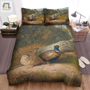 The Wildlife A The Pheasant Cock And Others Bed Sheets Spread Duvet Cover Bedding Sets elitetrendwear 1 1