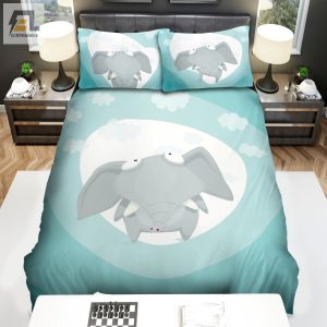 The Wildlife A The Grey Elephant Cartoon Bed Sheets Spread Duvet Cover Bedding Sets elitetrendwear 1 1