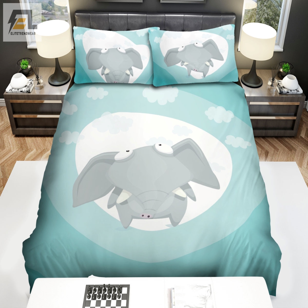 The Wildlife Â The Grey Elephant Cartoon Bed Sheets Spread Duvet Cover Bedding Sets 