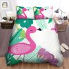 The Wildlife A The Cartoon Flamingo Art Bed Sheets Spread Duvet Cover Bedding Sets elitetrendwear 1