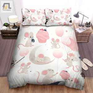 The Wild Creature A The Mouse Characters Seamless Pattern Bed Sheets Spread Duvet Cover Bedding Sets elitetrendwear 1 1