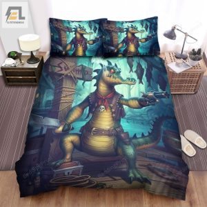 The Wild Animal A The Crocodile Bandit Bed Bed Sheets Spread Duvet Cover Bedding Sets elitetrendwear 1 1