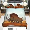 The Wild Animal A The Rhinoceros Cartoon Bed Sheets Spread Duvet Cover Bedding Sets elitetrendwear 1