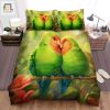 The Wild Animal A The Parrot Showing The Love Bed Sheets Spread Duvet Cover Bedding Sets elitetrendwear 1