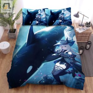 The Wild Animal A The Orca In Anime Bed Sheets Spread Duvet Cover Bedding Sets elitetrendwear 1 1