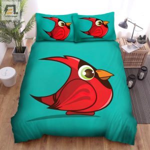 The Wild Animal A The Red Cardinal Standing Cartoon Bed Sheets Spread Duvet Cover Bedding Sets elitetrendwear 1 1
