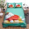 The Wild Animal A The Manatee Character Lying On A Float Bed Sheets Spread Duvet Cover Bedding Sets elitetrendwear 1