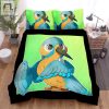 The Wild Animal A The Kingfisher Cartoon Character Bed Sheets Spread Duvet Cover Bedding Sets elitetrendwear 1