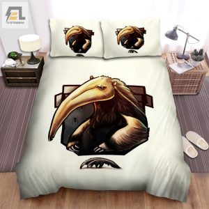 The Wild Animal A The Anteater Cartoon Character Bed Sheets Spread Duvet Cover Bedding Sets elitetrendwear 1 1