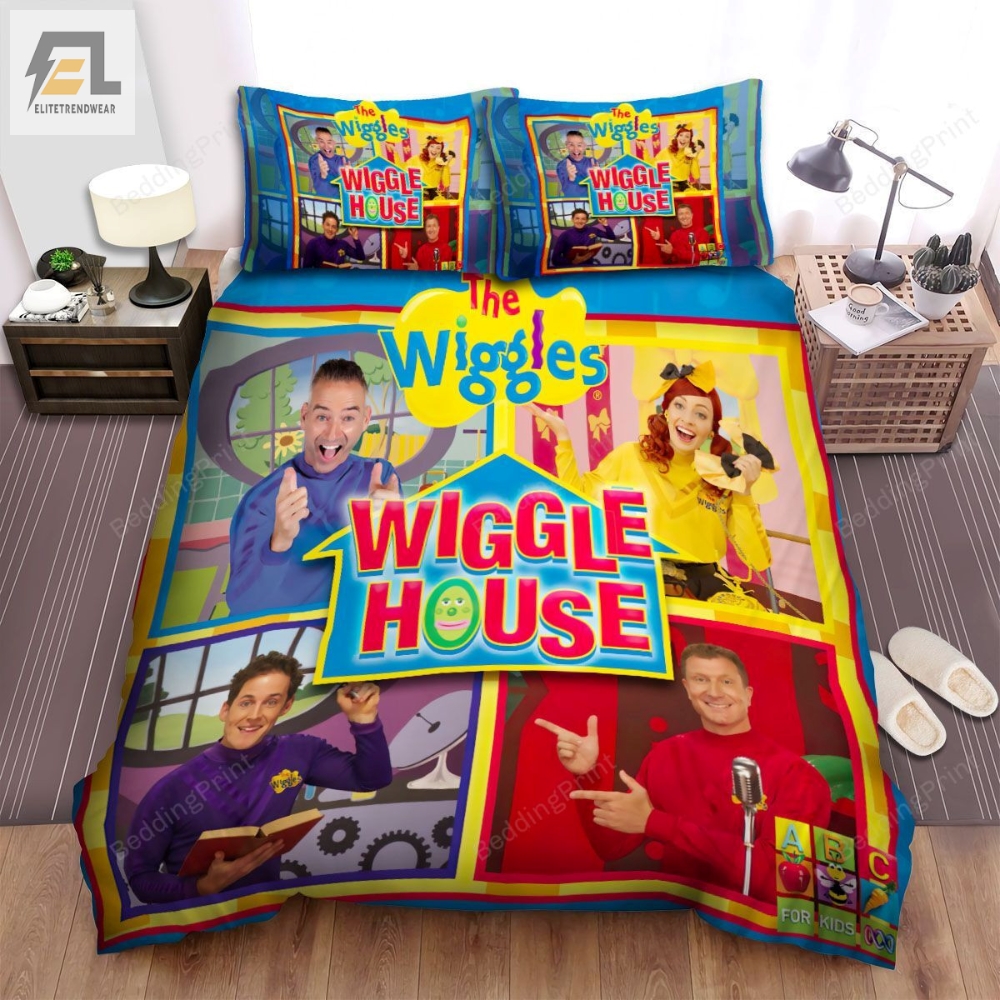 The Wiggles Wiggle House Bed Sheets Duvet Cover Bedding Sets 