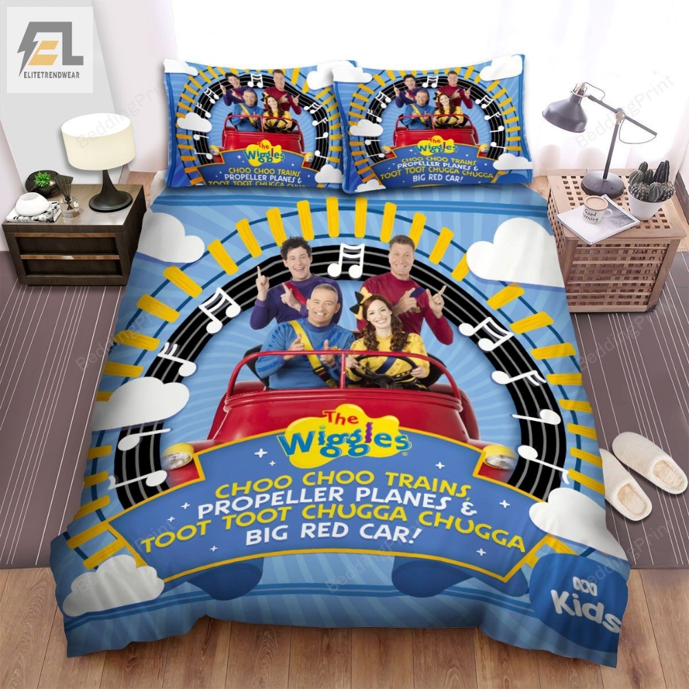 The Wiggles Choo Choo Trains Bed Sheets Duvet Cover Bedding Sets 