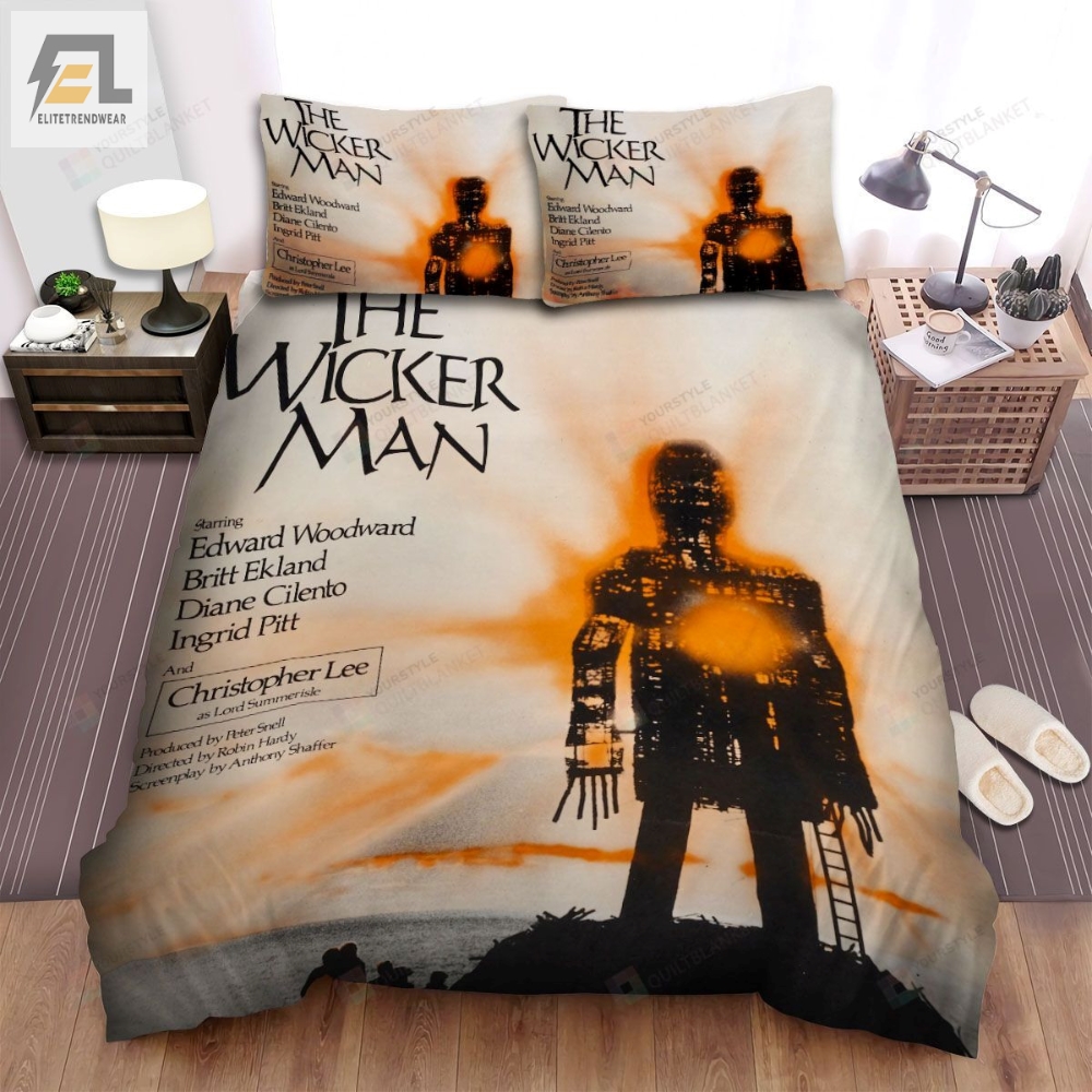 The Wicker Man Movie Poster Xii Photo Bed Sheets Spread Comforter Duvet Cover Bedding Sets elitetrendwear 1
