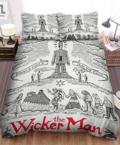 The Wicker Man Movie Poster Xi Photo Bed Sheets Spread Comforter Duvet Cover Bedding Sets elitetrendwear 1 1